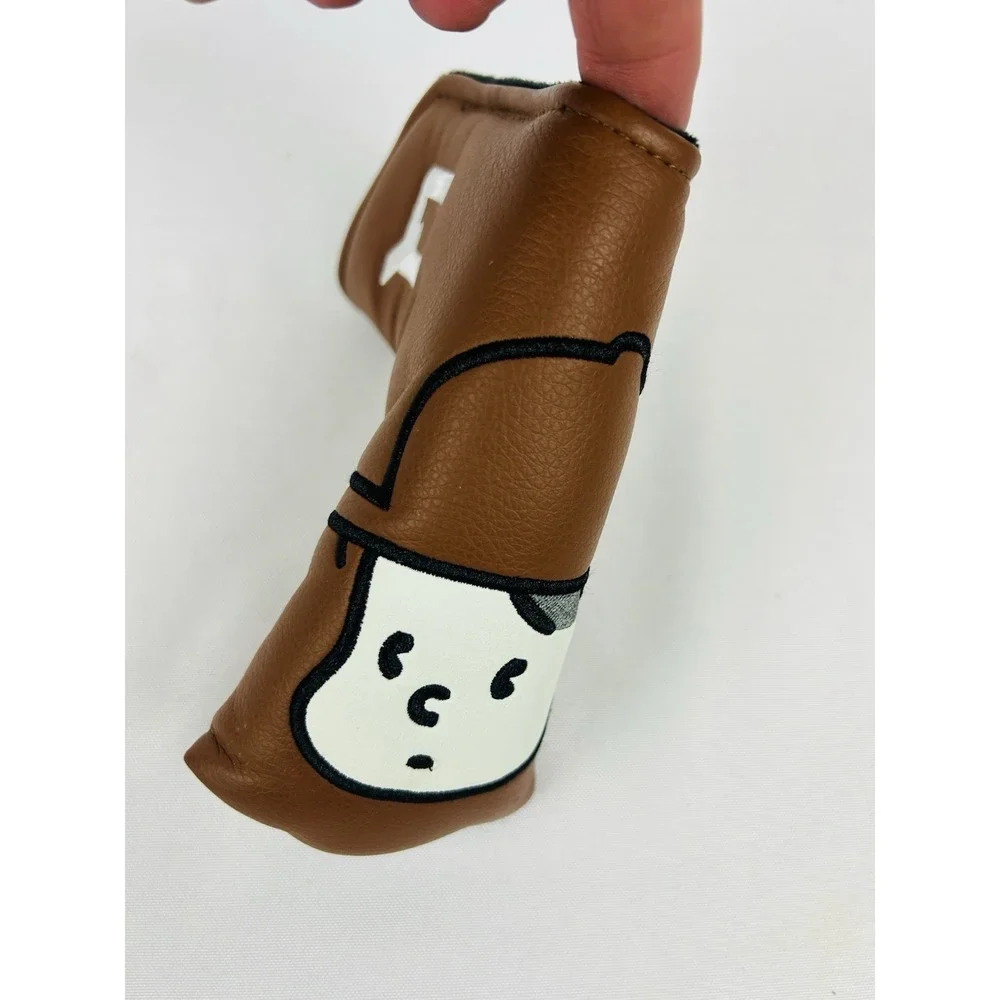Qiong Golf Putter Cover Q Brown